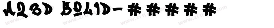 A23D Solid字体转换